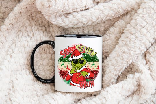 Holiday Coffee Mug: Funny 67 Meme funny character Hand (Ceramic, Dishwasher Safe)