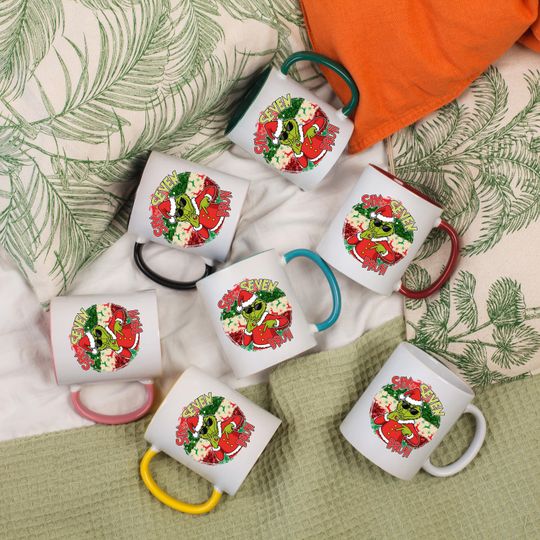 Holiday Coffee Mug: Funny 67 Meme funny character Hand (Ceramic, Dishwasher Safe)