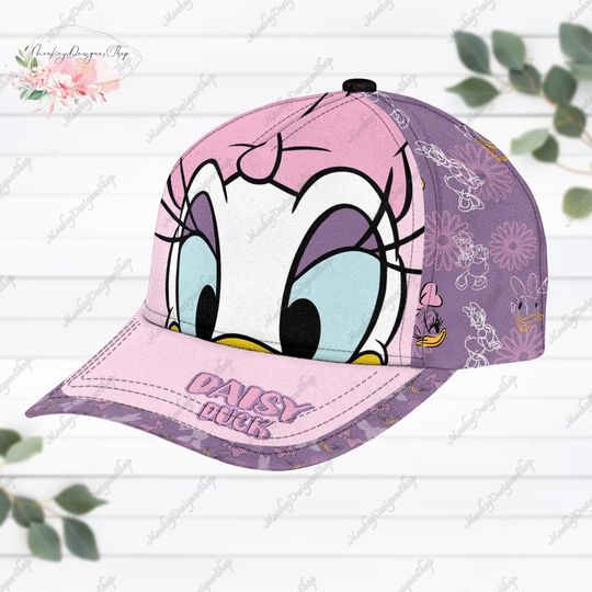 Daisy Duck Cap, Daisy Duck Classic Cap, Disney Daisy Duck Hat