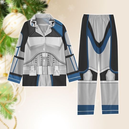 Captain Rex Star Wars Pajamas Set, Disney Character Cosplay Pj Set