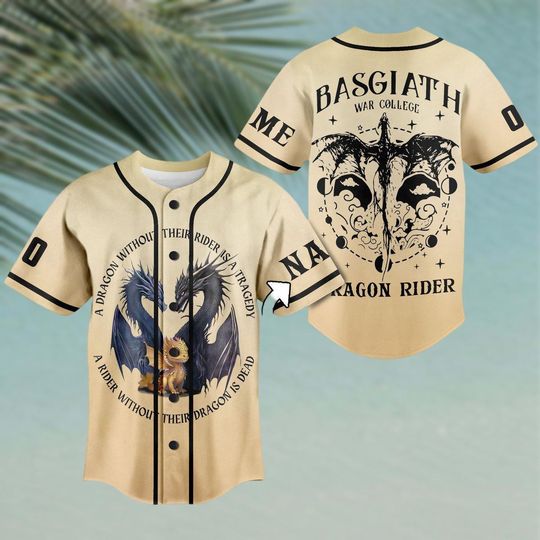 Personalized Fourth Wing Baseball Jersey, Dragon Rider Jersey For Team, Basgiath War College T-Shirt, The Empyrean Series Shirt