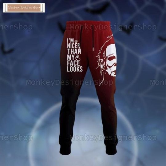 Michael Myers Halloween Combo Hoodie & Sweatpants, Horror Characters Shirt Pants, Movie Killers Streetwear Joggers