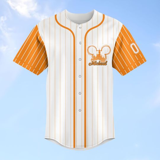 Personalized Tigger Baseball Jersey, Winnie The Pooh Jersey Shirt