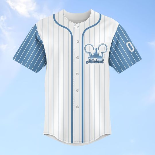 Personalized Disney Eeyore Baseball Jersey, Custom Disney Shirt