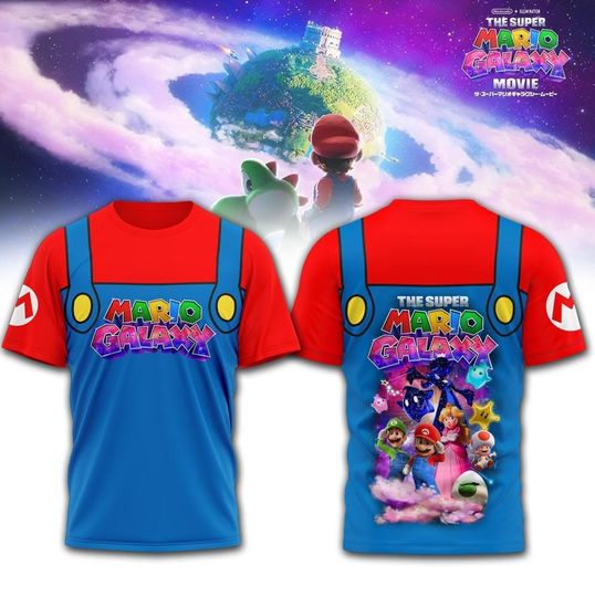 Super Mario Kart 3D Shirt, Super Mario Galaxy Movie Shirt, Mario Epic Universe Shirt, Gift For Fans