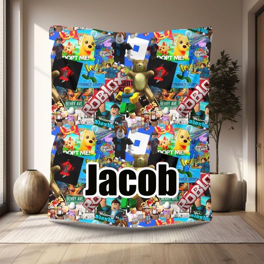 Roblox Blanket - Personalized Gaming Fleece