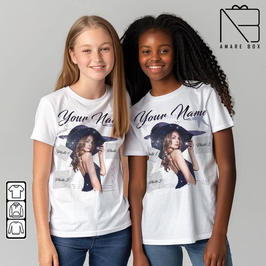 Custom Your Photos Own Bootleg Idea Amare Box 90s Shirt, Insert Your Design