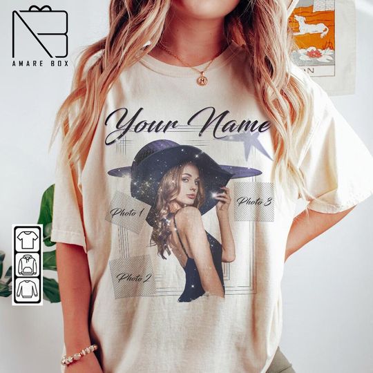 Custom Your Photos Own Bootleg Idea Amare Box 90s Shirt, Insert Your Design