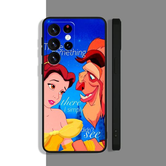Cute Beauty Beast Cartoon Art Phone Case For  iPhone 7 8 11 12 13 14 15 XS XR Plus Pro Max