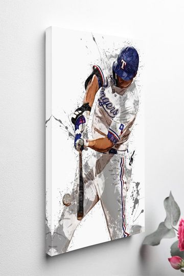 Corey Seager Texas Rangers Poster Baseball Wall Art UnFramed Print Home Decor