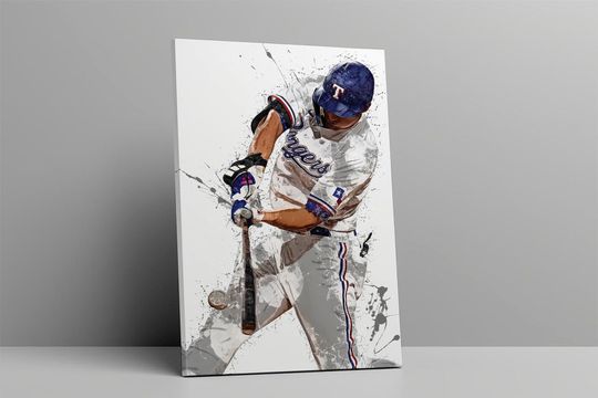 Corey Seager Texas Rangers Poster Baseball Wall Art UnFramed Print Home Decor