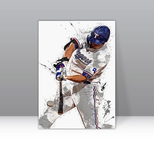 Corey Seager Texas Rangers Poster Baseball Wall Art UnFramed Print Home Decor