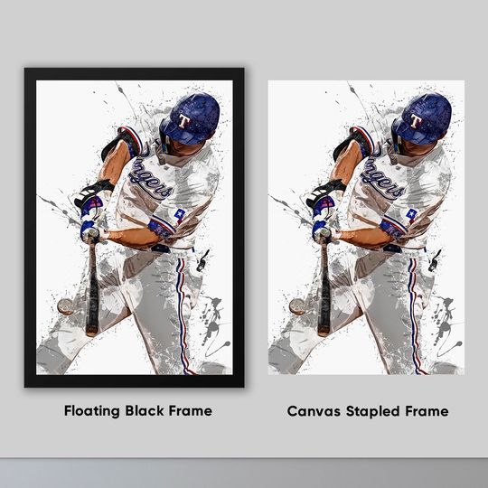 Corey Seager Texas Rangers Poster Baseball Wall Art UnFramed Print Home Decor
