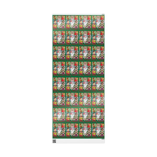 Funny Christmas Movie Wrapping Paper, Silly Xmas Gift Wrap
