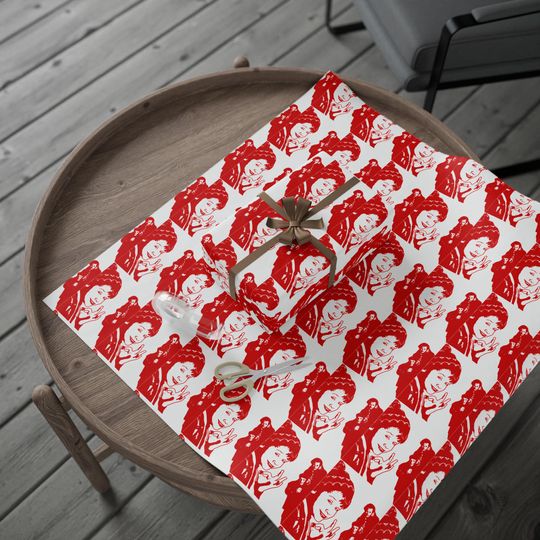 Funny Home Alone Christmas Wrapping Paper: 90gsm Fine Art