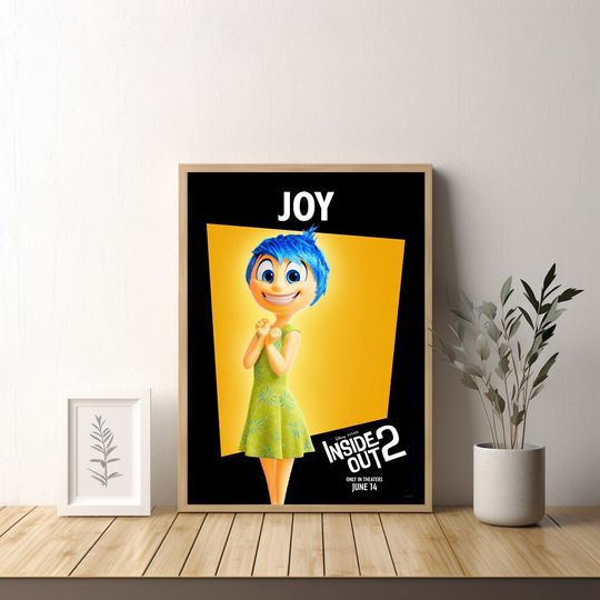Inside Out 2 Movie Poster, Disney Inside Out 2 Poster, Home Decor