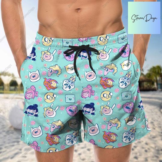 Adventure Time Button Shirt, Adventure Time Shorts, Adventure Time Shirt