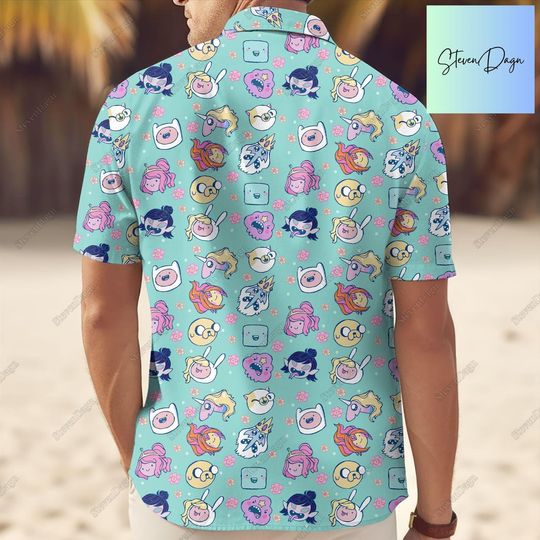 Adventure Time Button Shirt, Adventure Time Shorts, Adventure Time Shirt