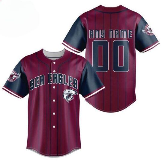 Manly Warringah Sea Eagles Special Baseball Jersey Design