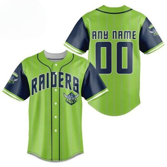 Canberra Raiders Special Baseball Jersey Design
