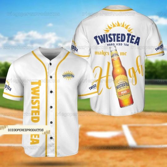 Twisted Tea Baseball Jersey, Twisted Tea Baseball Uniform