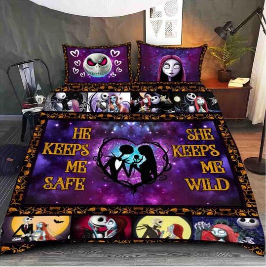 Jack And Sally Bedding Set