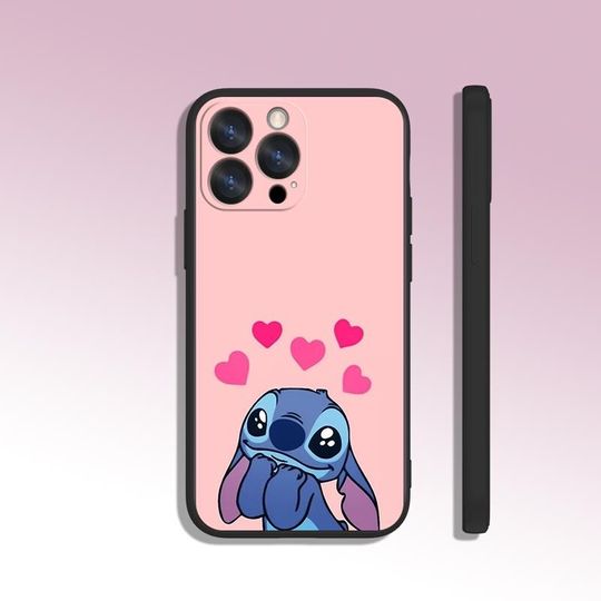 Stitch Cool Cartoon Art Phone Case for iPhone 8 11 12 13 14 15 XS XR Plus Pro Max