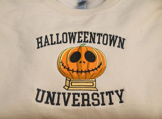 Halloweentown University Embroidered Sweater