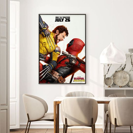 Deadpool & Wolverine (2024) Movie Poster  Wall Art