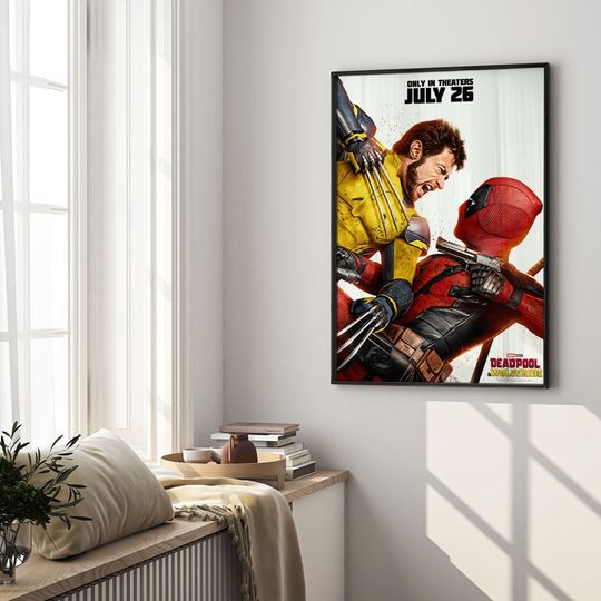 Deadpool & Wolverine (2024) Movie Poster  Wall Art