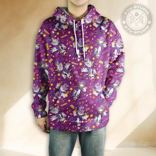 Blaze Cat 3D Hoodie Sweatshirt, Anime Fantasy Game Collection
