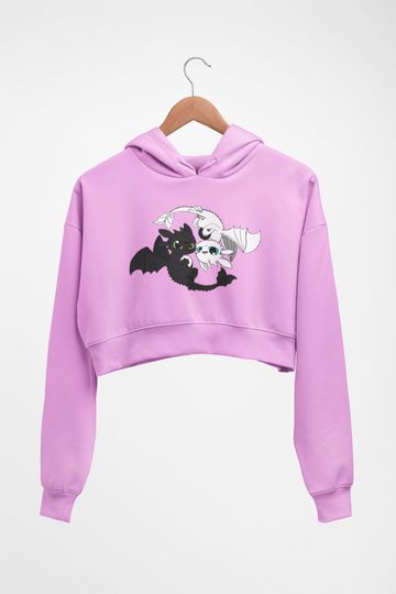 Toothless Crop Hoodie
