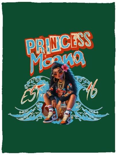 Princess Moana Cozy Plush Fleece Blanket