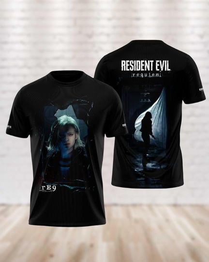 Resident Evil Requiem Comfort Colors Shirt, Grace Ashcroft Unisex Shirt, Leon S Kennedy Tee, Gift For Her