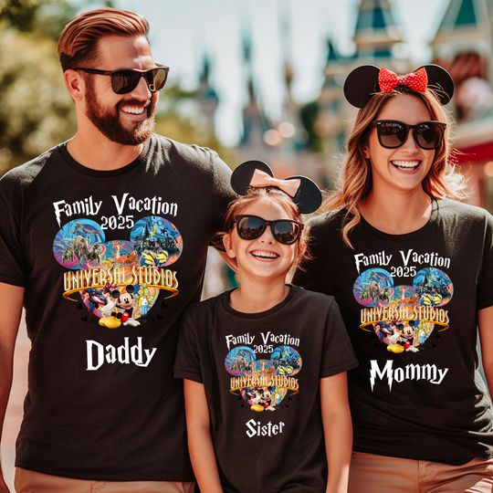 Universal Studios Family Vacation Shirt: Matching Trip Tees