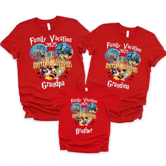 Universal Studios Family Vacation Shirt: Matching Trip Tees