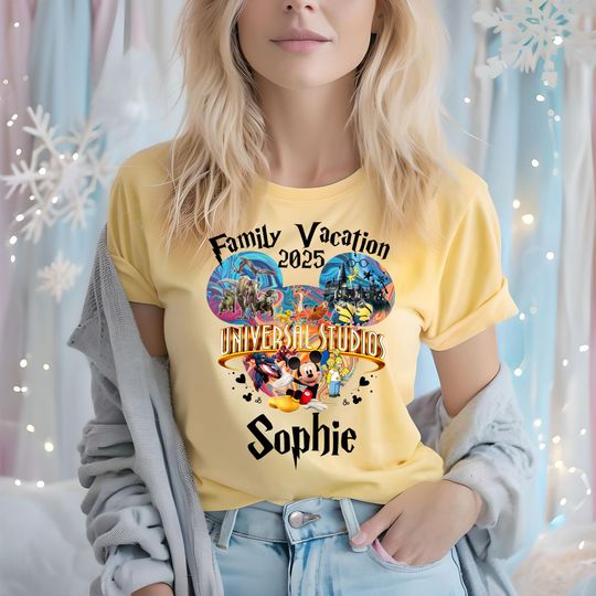 Universal Studios Family Vacation Shirt: Matching Trip Tees