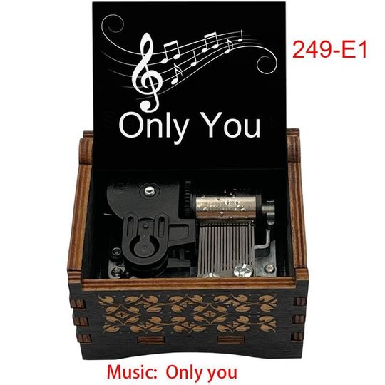 Elvis Presley Music Box - "Only You" Song - Birch Wood