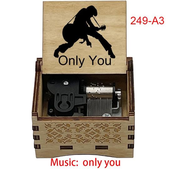 Elvis Presley Music Box - "Only You" Song - Birch Wood