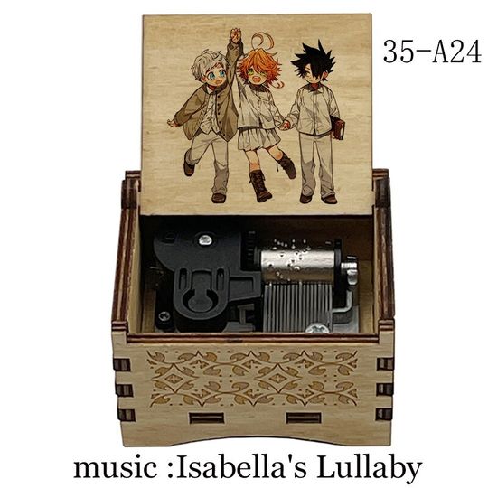 Isabella's Lullaby Music Box: Promise Neverland, Birch Wood