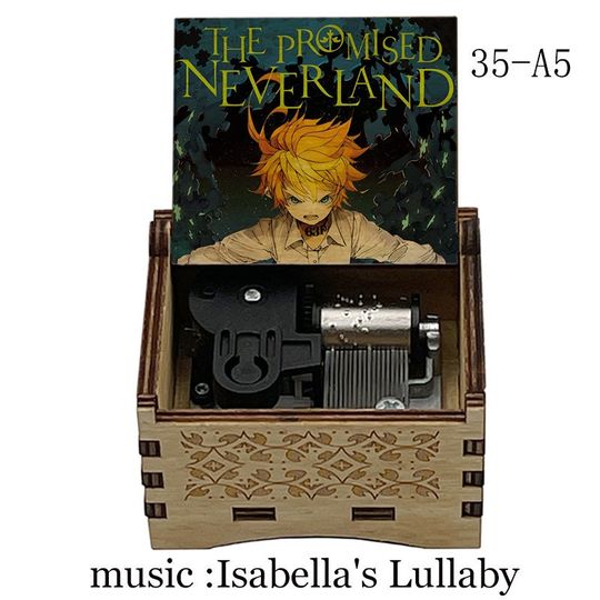 Isabella's Lullaby Music Box: Promise Neverland, Birch Wood