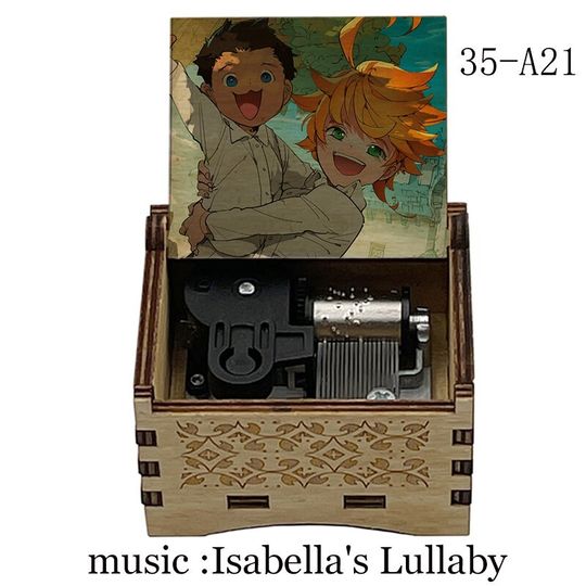Isabella's Lullaby Music Box: Promise Neverland, Birch Wood