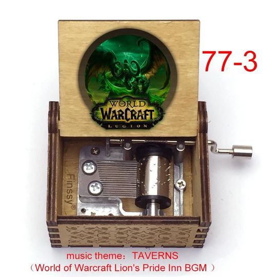 Nice Gift Ideas Hand Cranked or Wind Up Warcraft Tavern Music Box