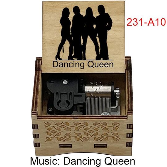 dancin kween Music Box by Appa - Birch Wood Classic Song