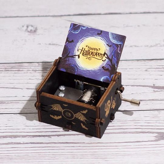 Nightmare Before Christmas Music Box: Halloween Decor, Silent Night