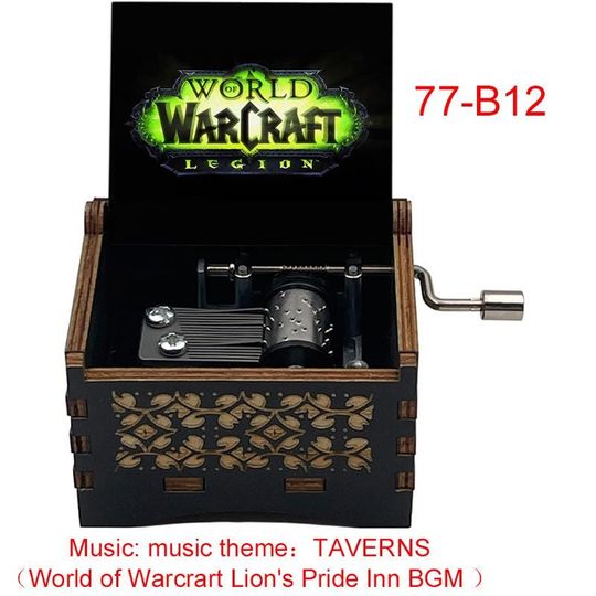 Nice Gift Ideas Hand Cranked or Wind Up Warcraft Tavern Music Box