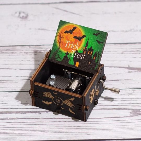 Nightmare Before Christmas Music Box: Halloween Decor, Silent Night
