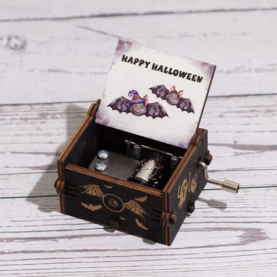 Nightmare Before Christmas Music Box: Halloween Decor, Silent Night
