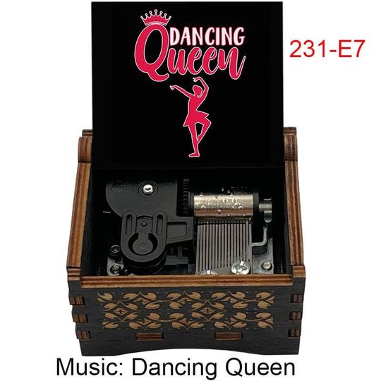 dancin kween Music Box by Appa - Birch Wood Classic Song
