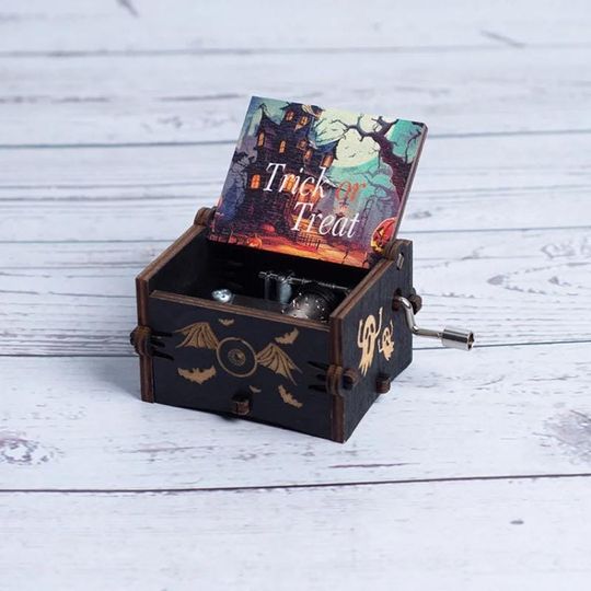 Nightmare Before Christmas Music Box: Halloween Decor, Silent Night